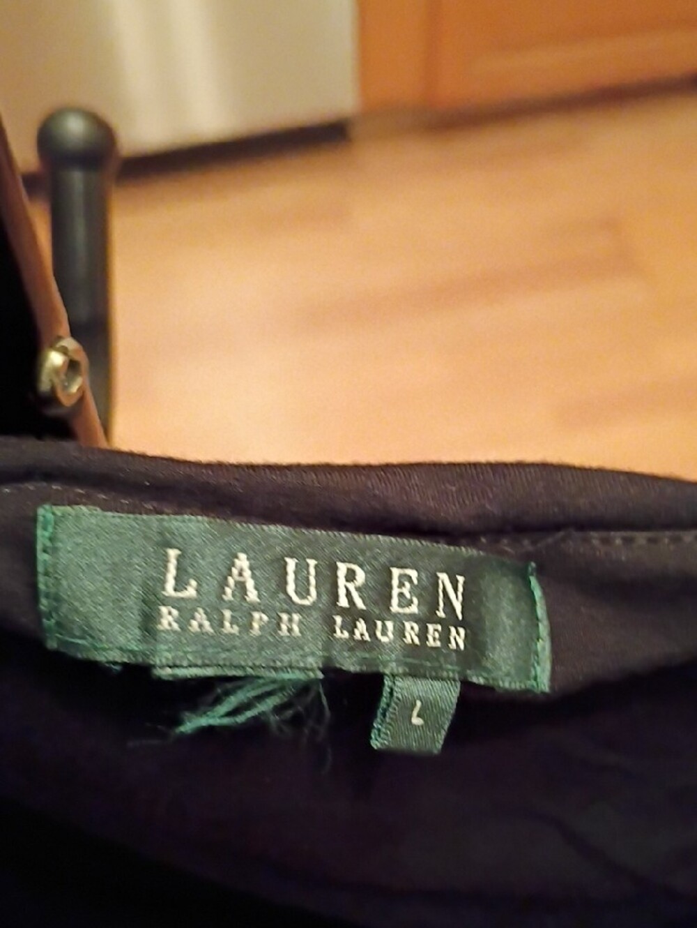 Lauren Ralph Lauren Black Lace-Shoulder Camisole - Picture 3 of 7
